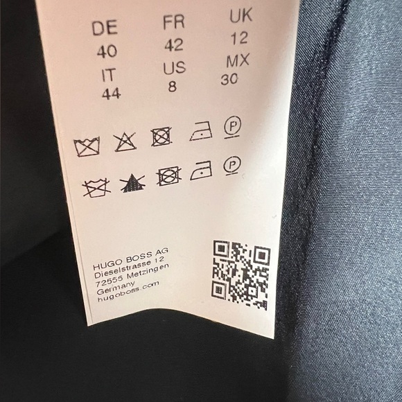 Hugo Boss Vasty Pleated Asymmetrical A-line Skirt - Picture 12 of 15